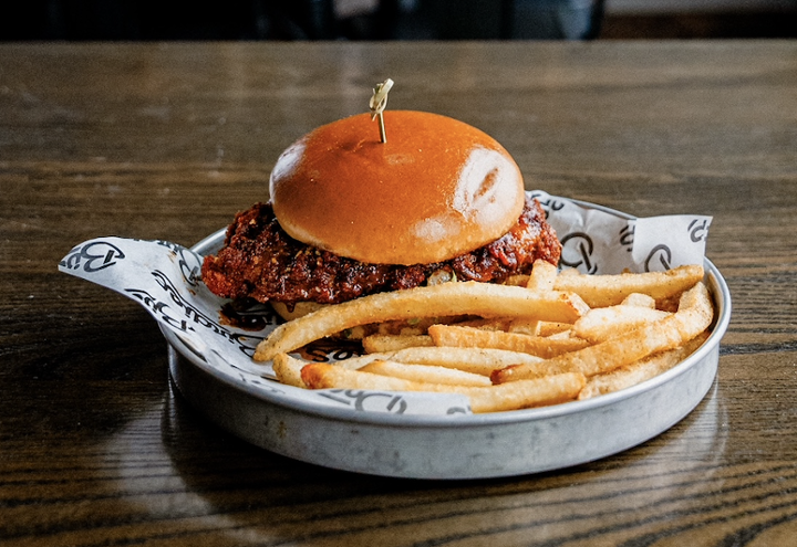 "Memphis Hot Honey" Fried Chicken Sandwich