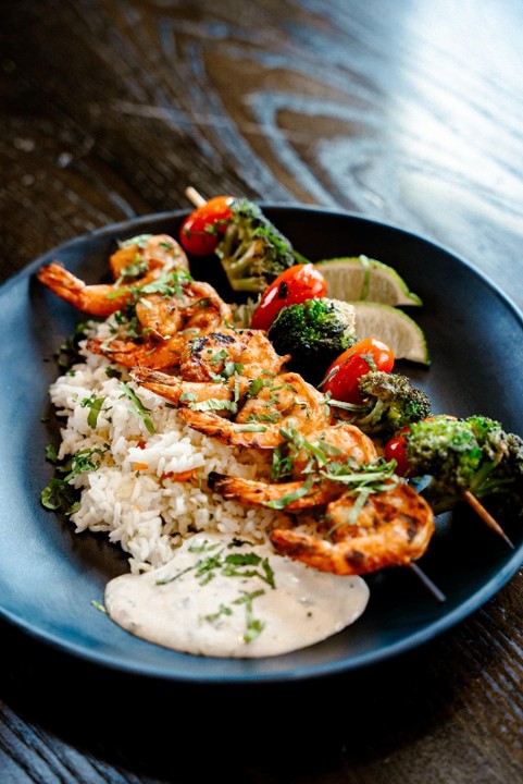 Chili Lime Shrimp Skewers