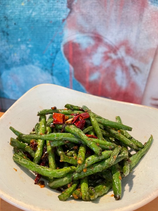 Dry fried string beans 芽菜干煸四季豆*