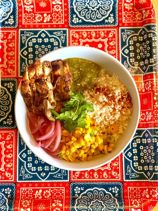 Grilled Chicken Verde Bowl