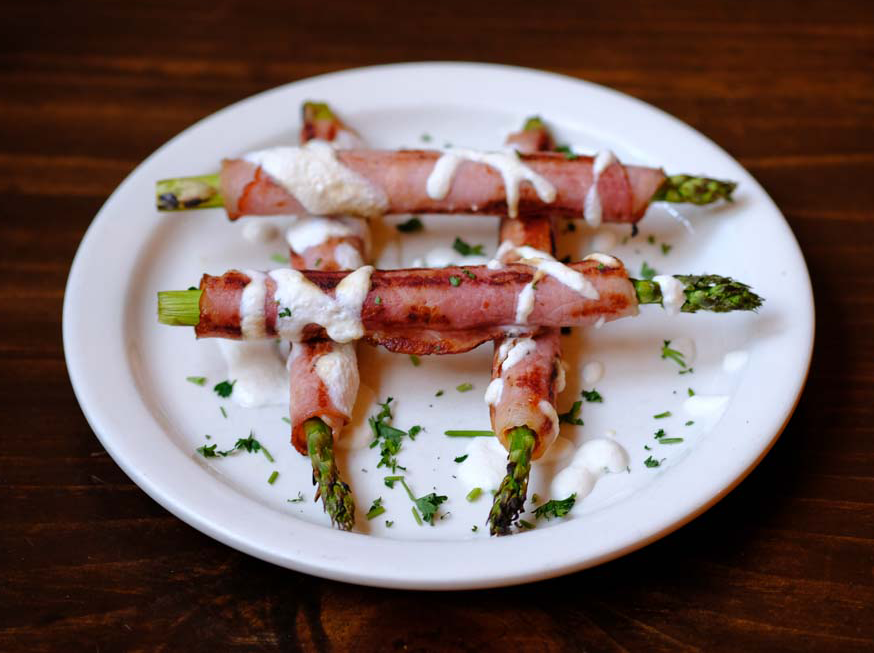 Grilled Asparagus With Ham
