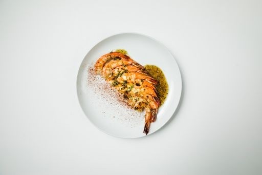 Grilled Shrimp, Herb Marinade, Olive Oil
