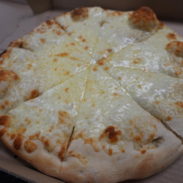 18"  White Cheese Pizza