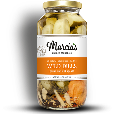 Marcia's Wild Dills Garlic & Dill Spears