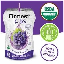 Honest Juice Grape Juice Box