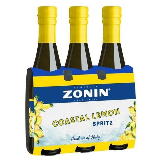 Zonin Coastal Lemon Spritz 3pk 187ml