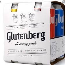 Glutenberg Variety Pack Gluten Free beer 16oz 4pk