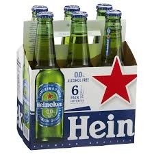 Heineken 0.0% Non Alcoholic Beer 11.2oz btl 6PK