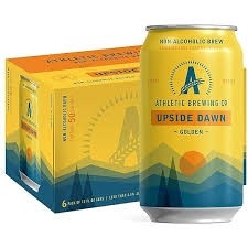 Athletic Upside Dawn Golden Ale NA 12oz can 6pk