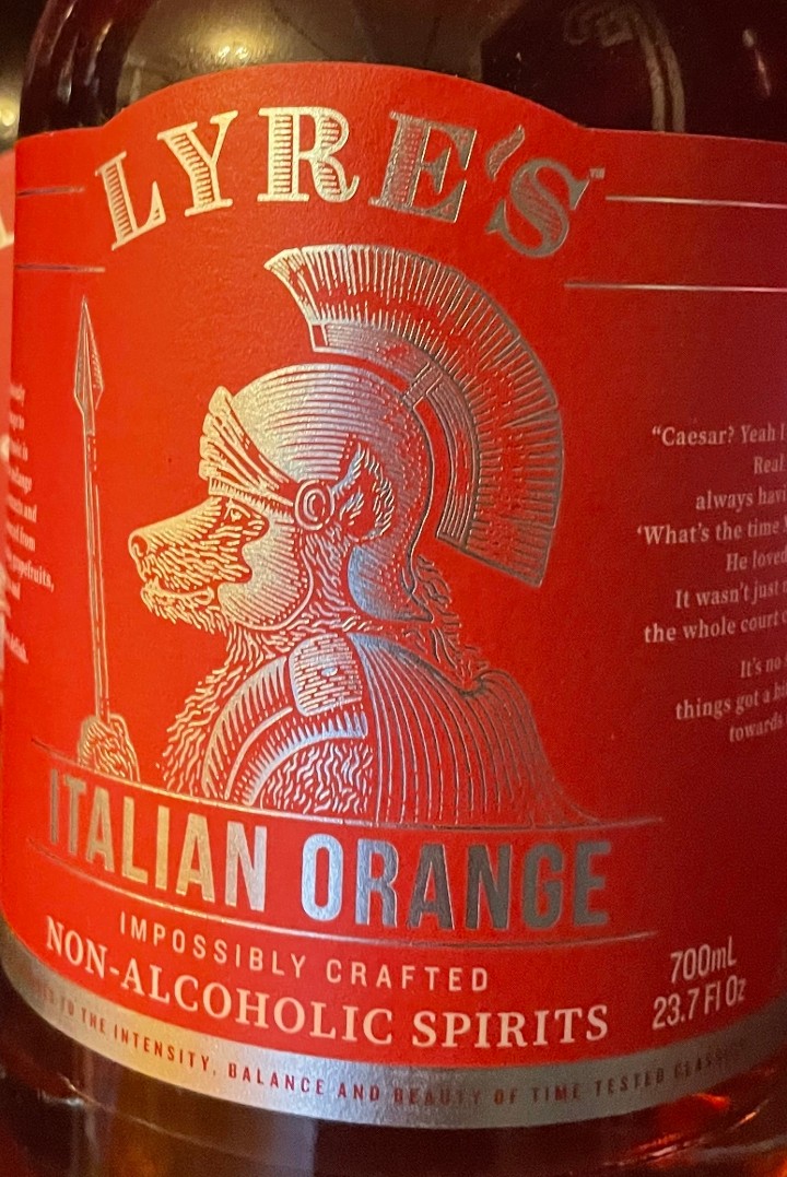 Lyre's Italian Orange Bottle