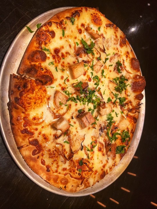 Chicken Alfredo Pizza