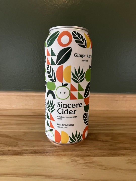 Sincere - Ginger Agave 16oz