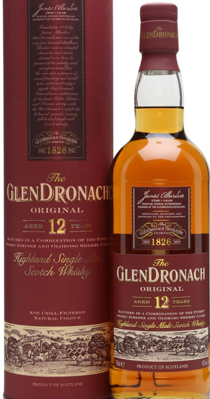 GlenDronach 12 Year Single Malt Sherry Cask Finish