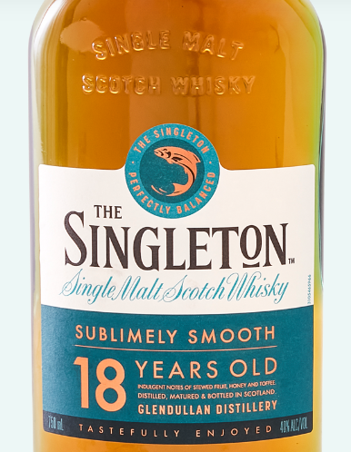 The Singleton of Glendullan 18 Year