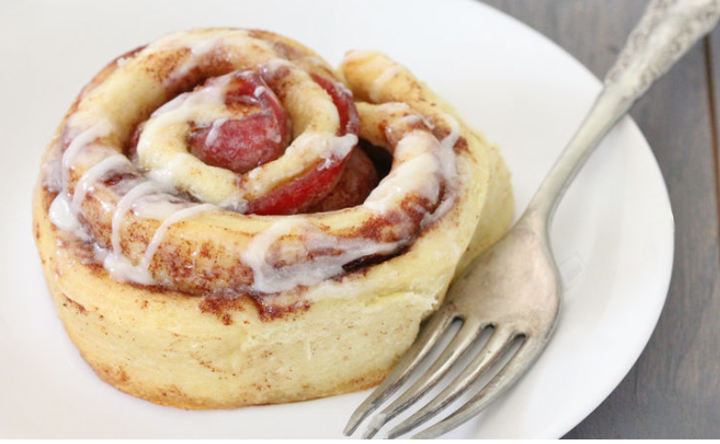 Bourbon Bacon Cinnamon Roll