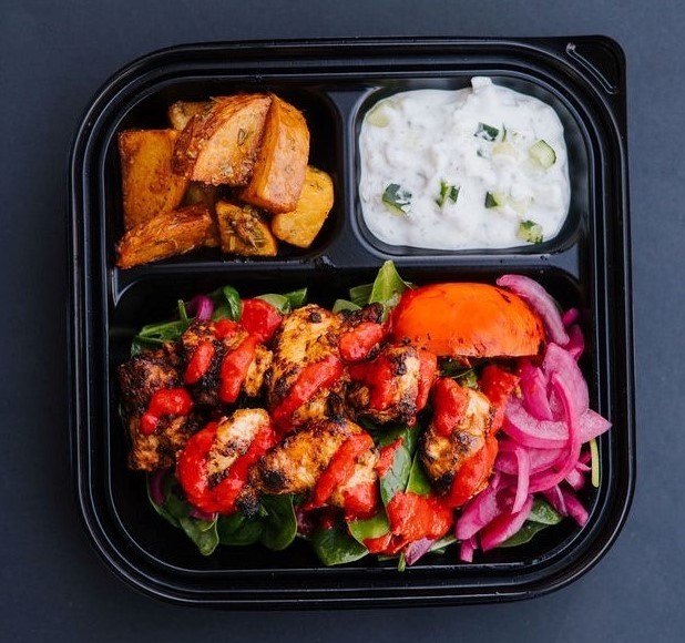 SPICY CHICKEN KABOB PLATE