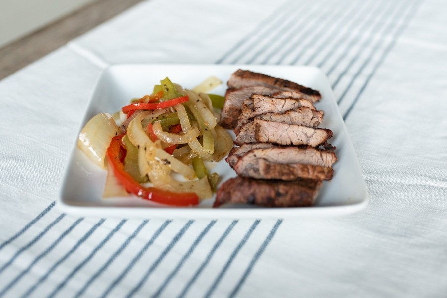 Steak with Onions & Peppers