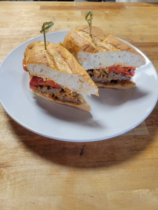 Fried Steak Sandwich