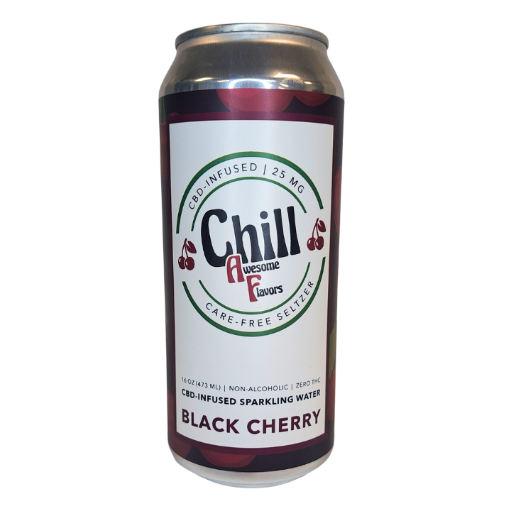 Thomas Hooker Double Chill Af Cbd Infused Sparkling Water Blueberry Blast  16OZ - Lake Wine And Spirits, Southbury, CT, Southbury, CT