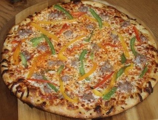 Sausage and Peppers Pizza