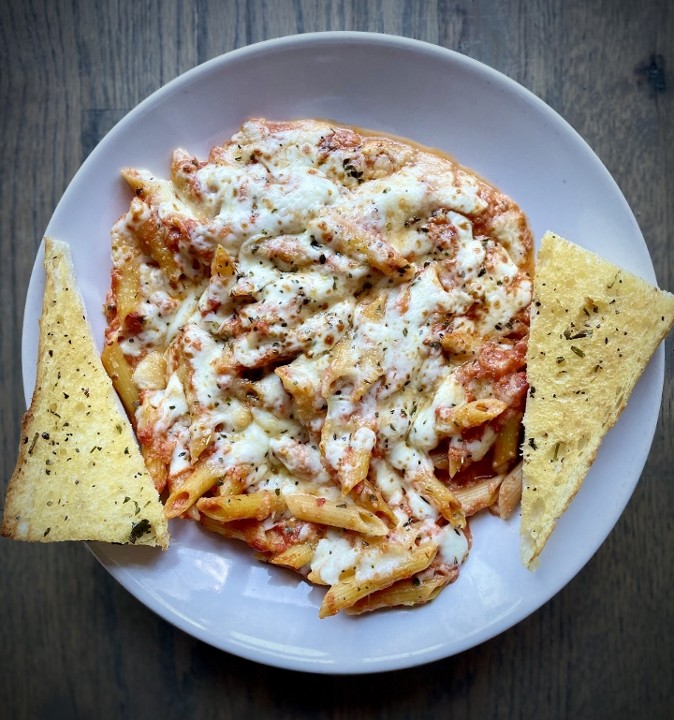 Baked Mostaccioli Marinara