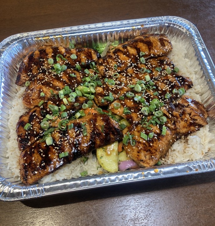 Teriyaki Salmon Family Meal