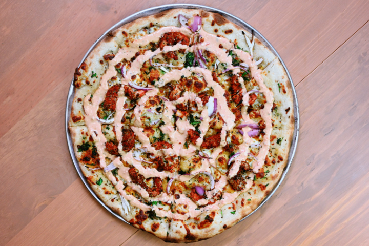 12" BLACKENED SHRIMP PIZZA
