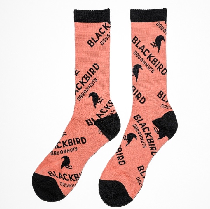 Blackbird Socks | Pink