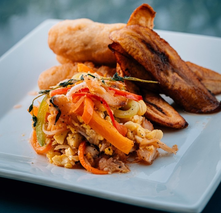 Ackee and Saltfish Meal
