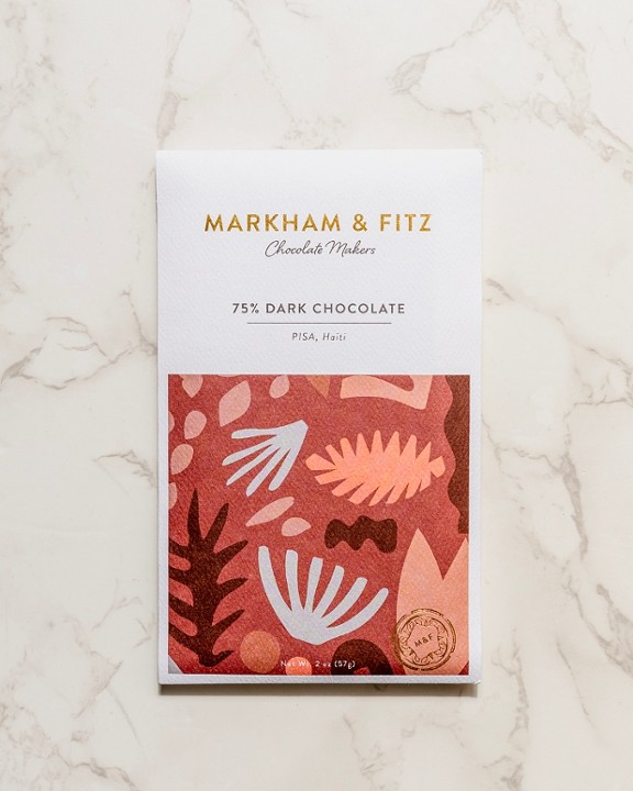 MARKHAM + FITZ : 75% DARK CHOCOLATE