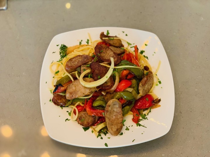 Sausage and Peppers Entree