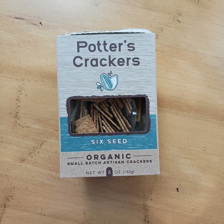 Potter's 6 Seed Crackers