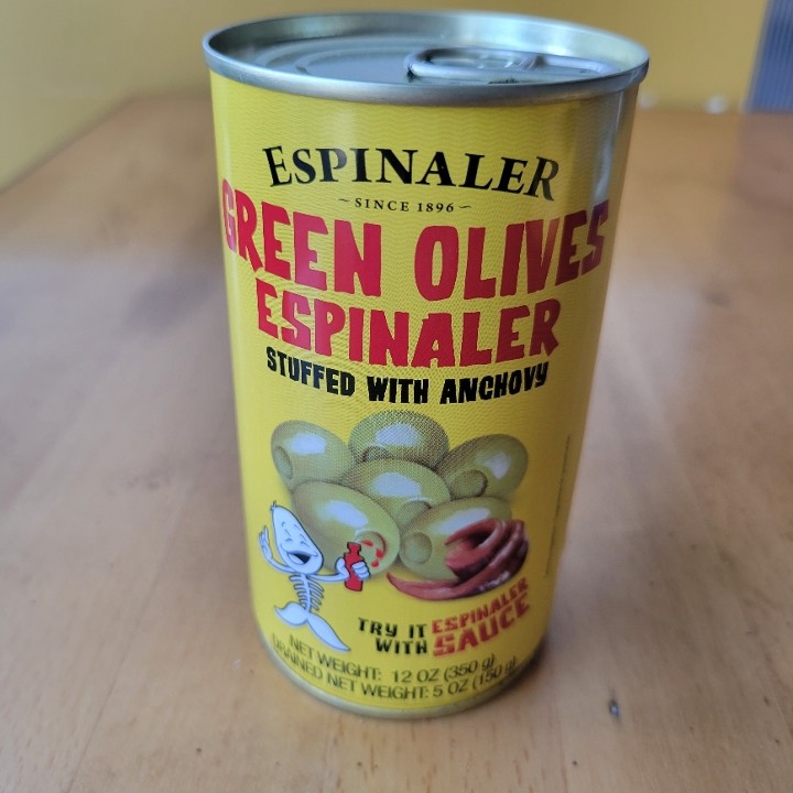 Espinaler Olives with Anchovies Can