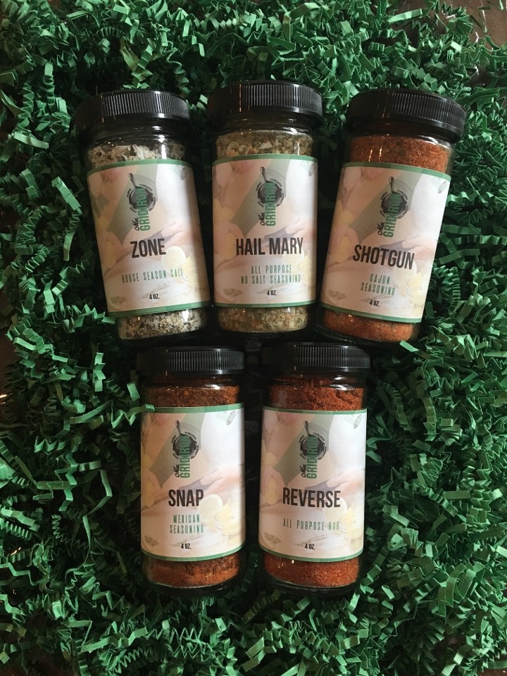 The Front Five: All 5 Spice Blends