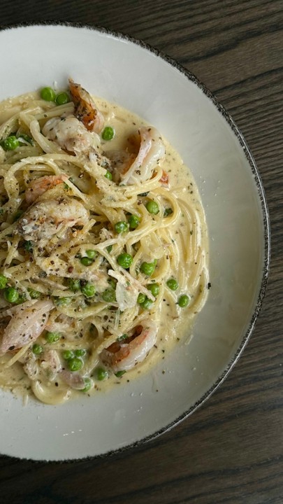 Shrimp & Spaghetti al Limone