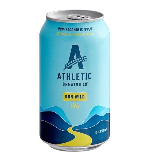 Athletic Brewing "Run Wild" N/A IPA (Single 12oz Can)