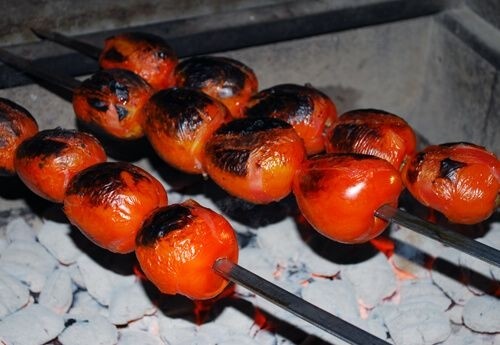 SKEWER OF 4 GRILLED TOMATO