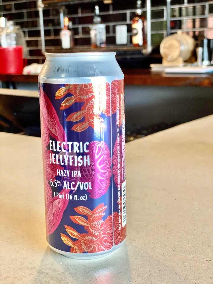 Toss Pizzeria & Pub Bee Cave 4 Pack Electric Jellyfish IPA 16oz Cans