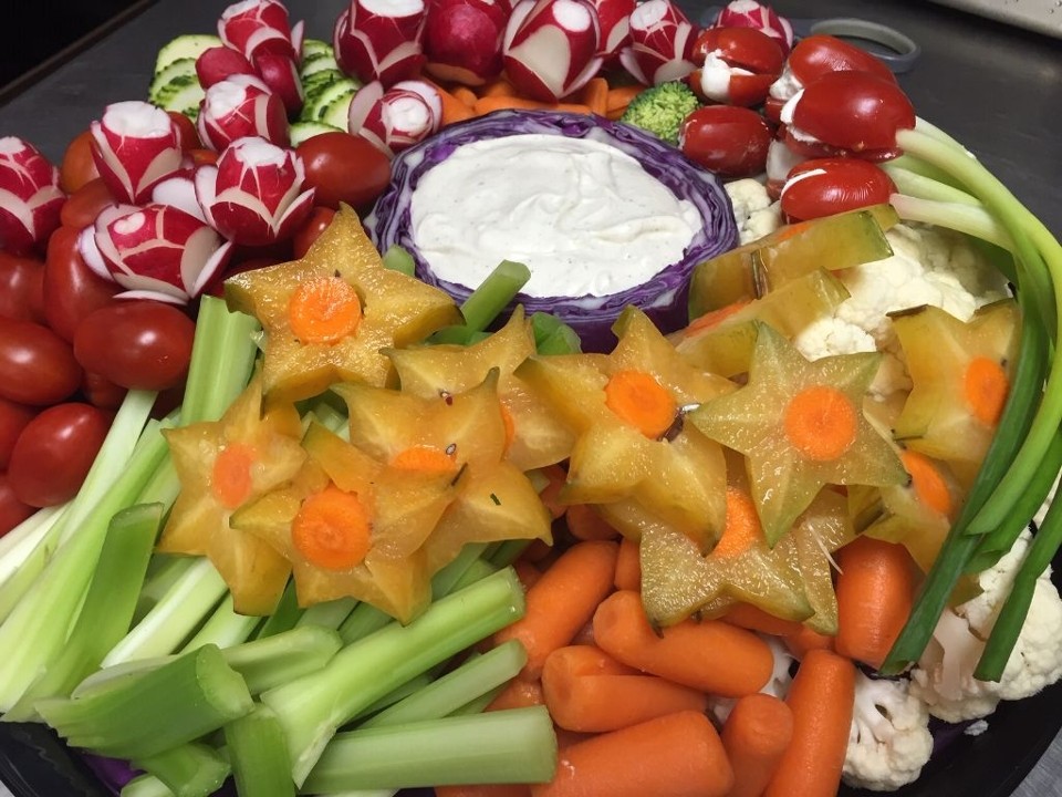 Fruit and Veggie Platter for 10