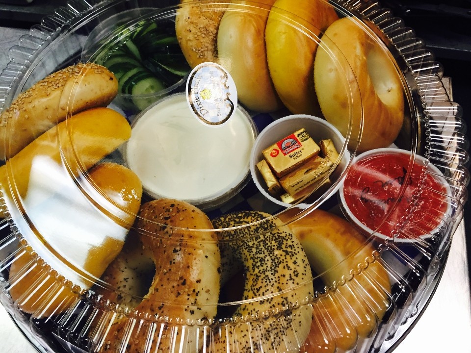 Bagel and Fixins Platter for 10
