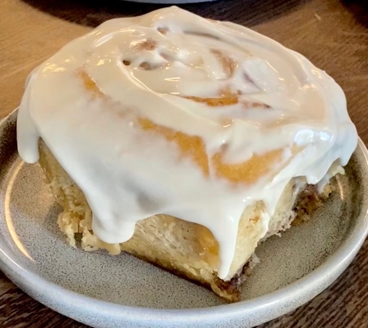 Homemade Mammoth Cinnamon Roll