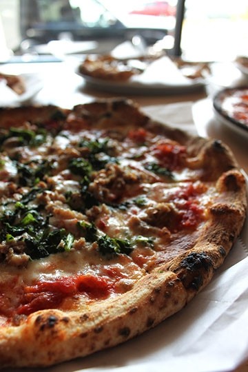 Broccoli Rabe & Sausage Pizza