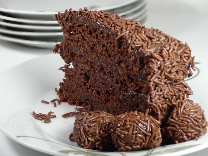 Slice Cake Brigadeiro