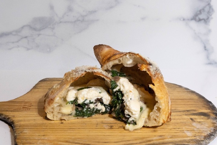 Spinach Mushroom Calzone