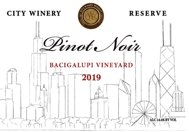 CW Pinot Noir Reserve Bacigalupi 2019 750mL Case To Go