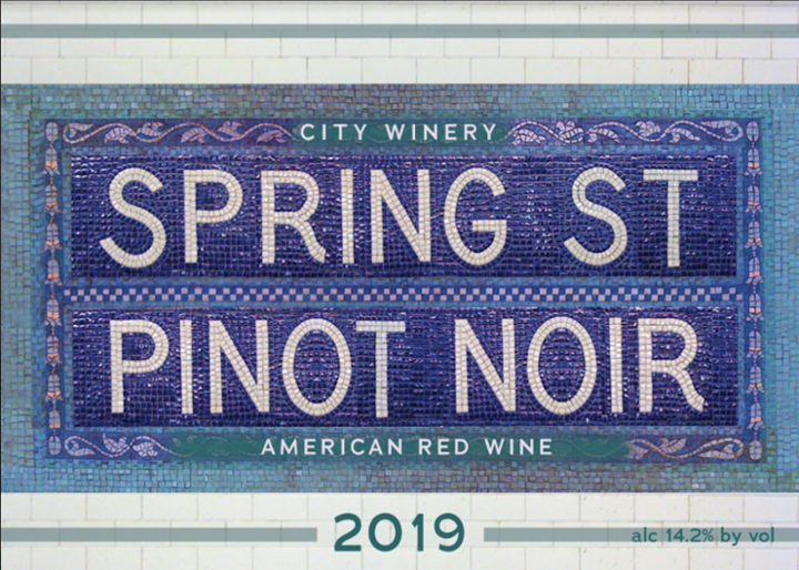 CW Pinot Noir Spring St 2021 750ml Bottle To Go