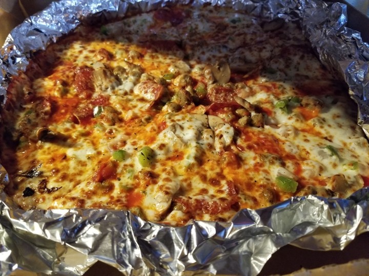 Large Low Carb Crustless Pizza
