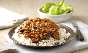 Chili Con Carne over rice