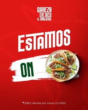 Cabeza de res - El sinaloense 3298 E McKinley Ave