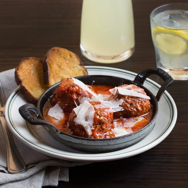 Neapolitan Meatballs in Sugo